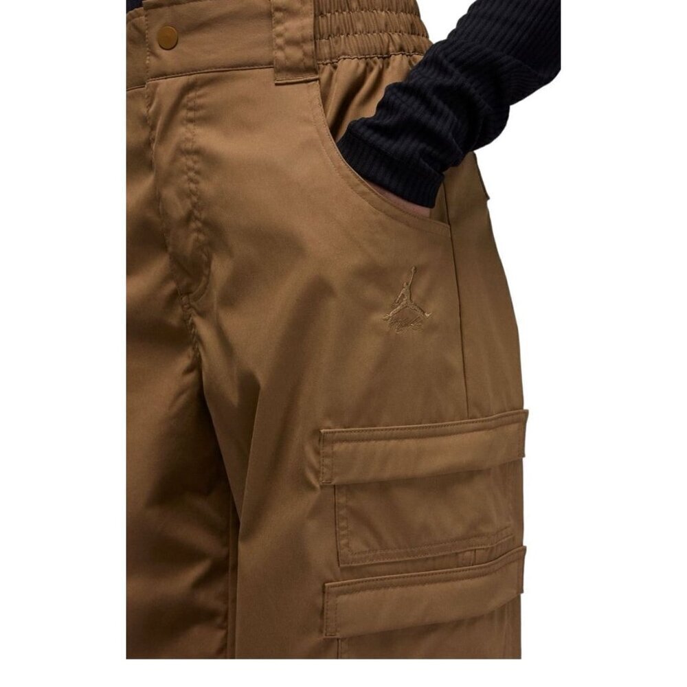 Nike Jordan Chicago Women’s Cargo Pants Brown Kelp - Picture 3 of 8